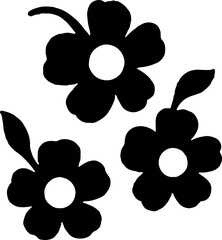 Elegant Floral Silhouette Pattern