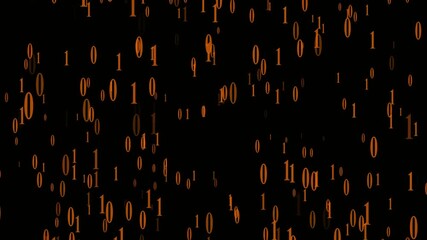 Technological background with flying numbers and figures. - Powered by Adobe