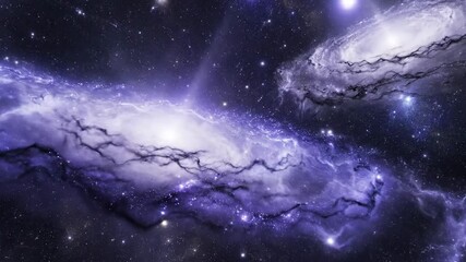 Cosmic nebulae and stellar clusters in deep space celestial imagery