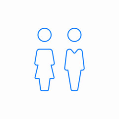 gender balance icon sign vector