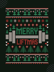 Merry liftmas t-shirt design