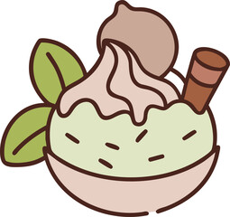 Trendy abstract minimalist figures, stars, flowers, circles. Vector illustration