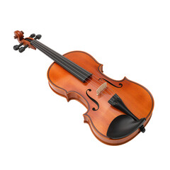 Fototapeta premium Beautiful Wooden Violin Showcasing Craftsmanship and Elegant Design for Music Enthusiasts and Musicians