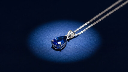 Blue pendant