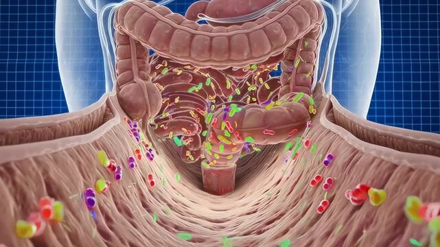 Exploring the Complex Interactions within the Human Gut: A Detailed Look at Gut Microbiota Dynamics in the Digestive System