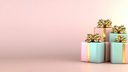 A vibrant assortment of wrapped gifts in various colors and patterns, ready for a joyful occasion filled with surprises