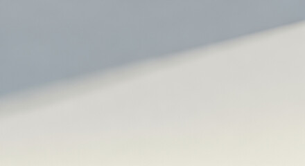 Background abstract light and shadow gradient on a smooth surface with a subtle diagonal division line