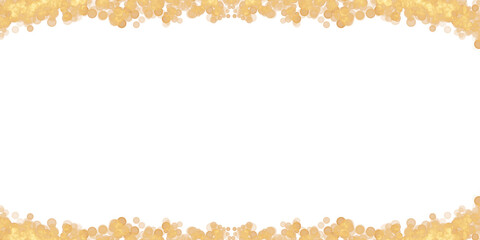 Sparkle, shiny, gold, decoration, bokeh — elegant gold confetti PNG with transparent background.