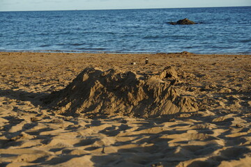 rocks, volcanic island, atlantic ocean, sunset, lanzarote, matagorda, puerto del carmen, November 2025