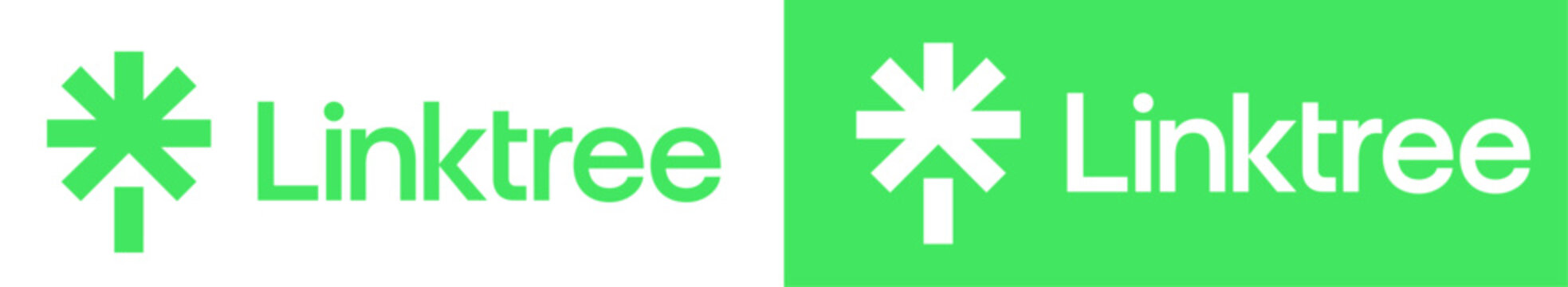 Linktree Text Logo, Vector, Original Gradient Color Font, Isolated. Latest Font for Web Page, Mobile App or Print Materials. Transparent Template.	
