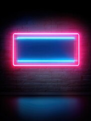 Fototapeta na wymiar huge discounts neon sign bright pink and blue palette eyecatching and modern composition suitable for black friday and holiday sales ideal for storefronts and online advertisements