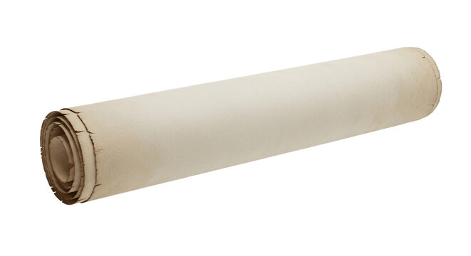 Floating Scroll Mockup Transparent Background