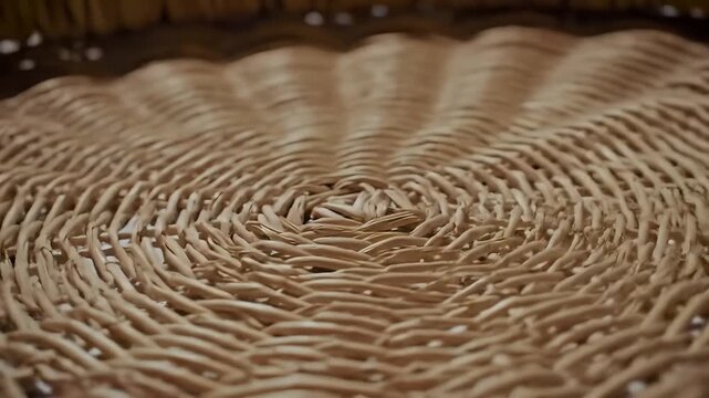 Woven Basket Texture.