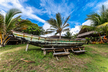Typical Jungle lodge located at Ilha das Canarias, Brazil. Delta do Parnaiba and Delta das Americas.