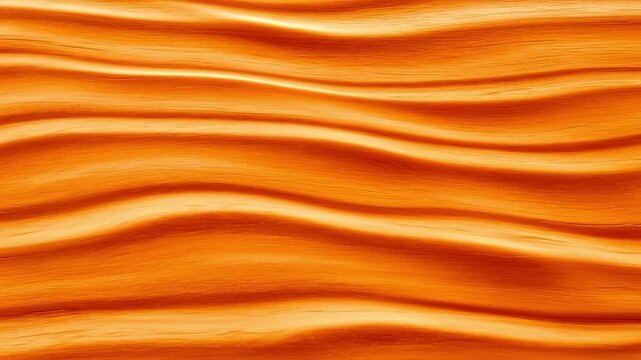 This vibrant and dynamic abstract background features a visually captivating interplay of undulating, rhythmic waves in rich shades of orange and golden hues. The textured surface creates an illusion 