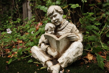 Fototapeta premium Father Reading Time