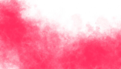 Vibrant red smoke fog or dust cloud overlay effect for design projects, graphic element isolated on transparent background © Lepe PNG
