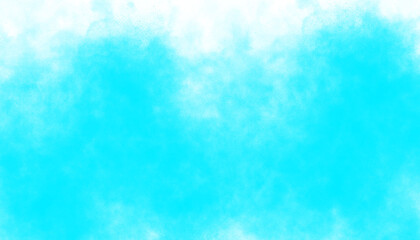 Vibrant cyan smoke or colored dust cloud effect isolated on transparent background design isolated...