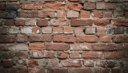 Fototapeta premium Old Unfinished Brick Wall