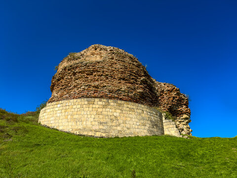 Ruins of the ancient Qabala castle- Caucasian Albania, Azerbaijan