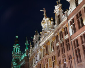 Belgium's Architecture During Night 