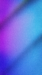 Striking abstract purple, blue, and cyan gradient with a fine grainy texture and distinct light streaks. A high-impact vertical backdrop for digital and print media