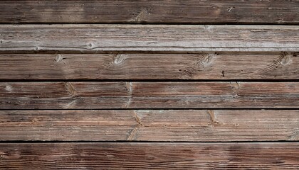 Obraz premium reclaimed wood surface weathered horizontal barn planks natural grain texture rustic boards seamless pattern aged patina gray brown timber background