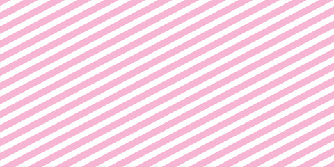Pink stripes on white background. Striped diagonal pattern Vector illustration of Seamless background Christmas or winter theme Geometric pattern Background with slanted lines