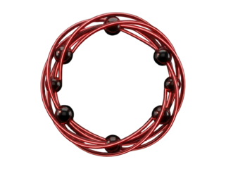 red round frame