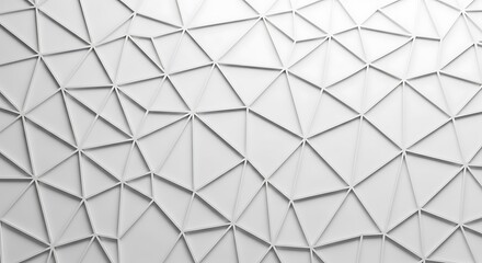 Abstract geometric white textured background with intersecting lines and polygons