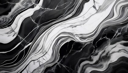 elegant black and white marble pattern showcasing natural stone texture and unique veining