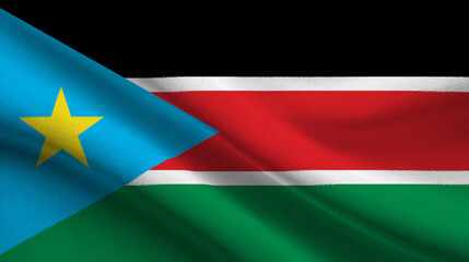 South Sudan's flag symbolizes sovereignty and national pride through its colors and design