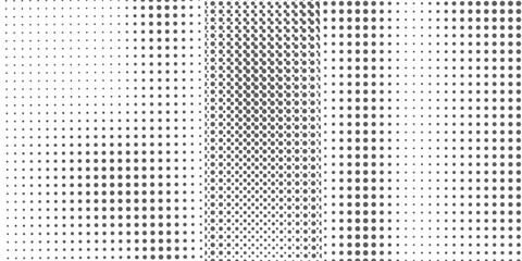 Dots gray white wave light technology texture background.