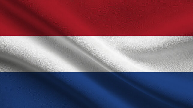 Celebrating independence day with the dutch flag in vibrant colors