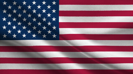 Celebrating independence and sovereignty with the waving American flag on Flag Day