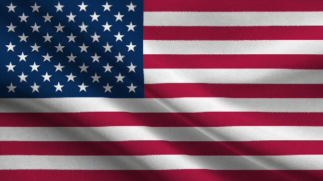 Celebrating independence and sovereignty with the waving American flag on Flag Day