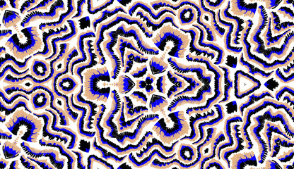 Abstract pattern design. Seamless doodle pattern.