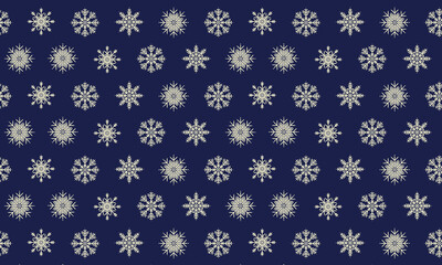 Snowflake seamless pattern. Christmas holyday pattern. snow vector illustration for packaging, textile
