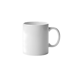 Blank white ceramic coffee mug mockup perfect for customization and creative designs ideal for promotional products and personalized gifts showcasing branding and logo application in high quality