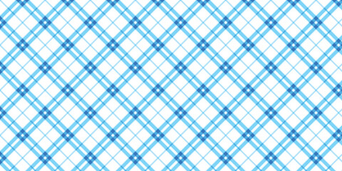 Bavarian Oktoberfest seamless pattern with blue and white rhombus Flag of Bavaria Oktoberfest blue checkered background Wallpaper Vector old diamonds background	
