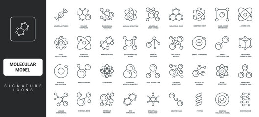 Modern minimal molecular use web and presentations, infographics, for perfect projects, design education and biology, chemistry, science, for icons model isolated vector illustration