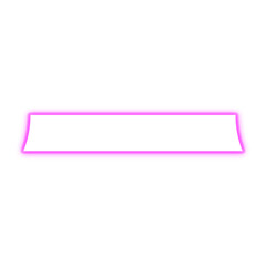blank pink button glowing shape with transparent background