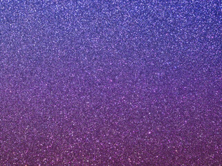 Purple background. Purple gradient. Violet sparkle background. Purple glimmer. Twinkle texture. Glitter violet surface. Glimmer layout. Holiday layout. Diamond luxury surface. Celebration background.
