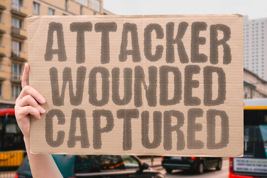 "Attacker Wounded Captured" Shooter subdued after targeting personnel. GUNMAN. INJURIES. DOWNTOWN. CAPITAL. INVESTIGATION.