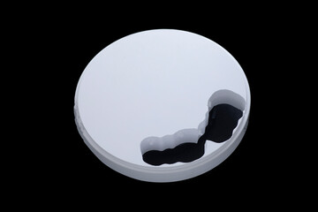 Zirconia dentures and zirconia block