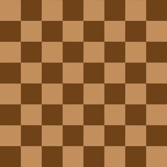 Warm Brown Checker Seamless Texture for Craft and Design Projects