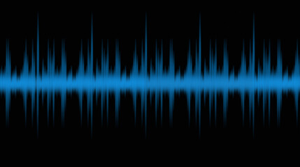 
Abstract blue equalizer, frequency waveform graph