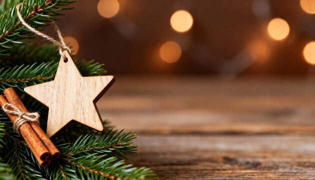 Rendering of glass christmas baubles against a purple background. Christmas ornaments on a Christmas tree with bokeh neon pink and blue lights. Generative AI