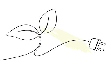 Obraz premium Green Energy Concept Illustration
