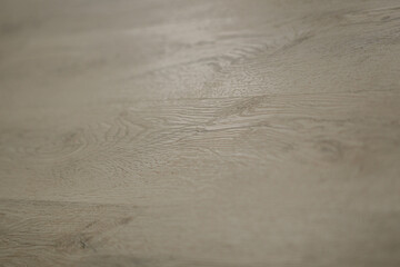 Soft-focused close-up of light wood flooring surface in gentle indoor lighting, highlighting subtle grain patterns for design and renovation themes.
